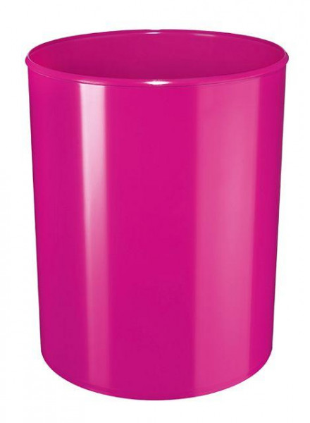 HAN Papierkorb rund hochglänzend pink 13 Liter i-Line