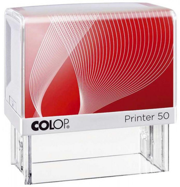 COLOP Printer 50 mit Logo für max. 7 Zeilen mit Logo, 30 x 69 mm