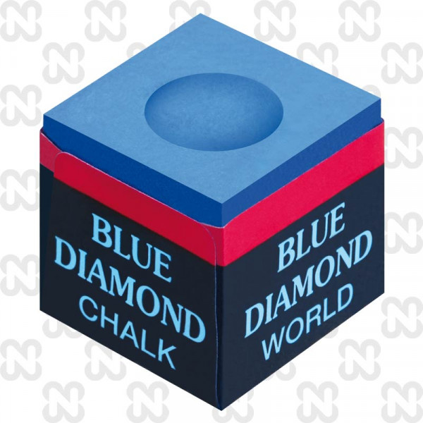 Kreide BLUE DIAMOND, Kleine Schachtel-Box mit 2 Stck. Farbe sky-blue