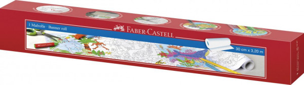 Faber-Castell Malrolle Dschungel- und Unterwasserwelt selbstklebend