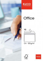 Elco Office Briefumschläge C4 weiß ohne Fenster